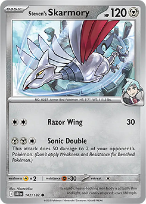 Steven’s Skarmory - 142/182 [SV10: Destined Rivals] - Pokemon Single