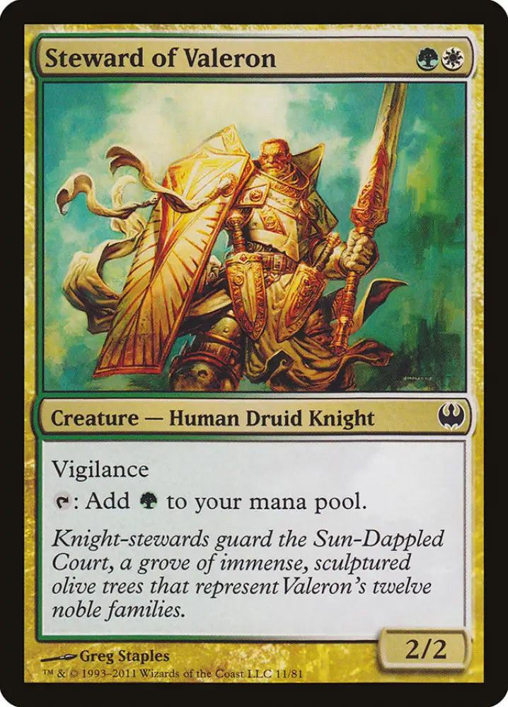 Steward of Valeron [Duel Decks: Knights vs. Dragons] - MTG Single