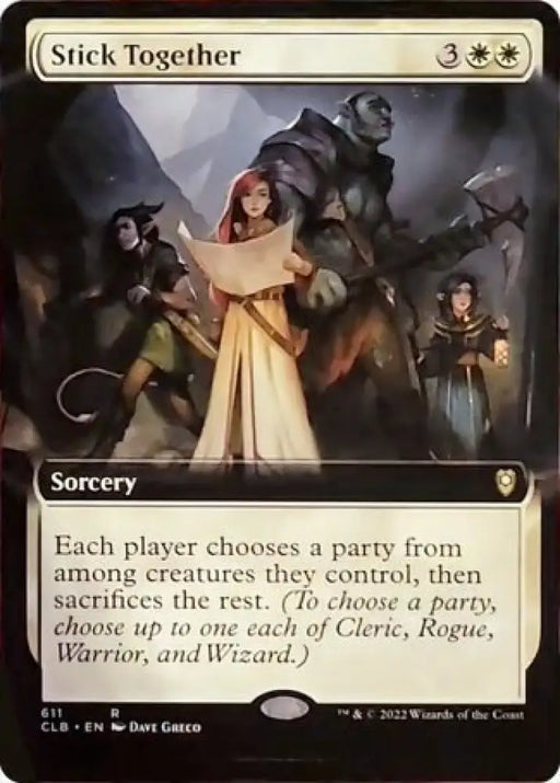 Stick Together (Extended Art) [Commander Legends: Battle for Baldur’s Gate] - MTG Single