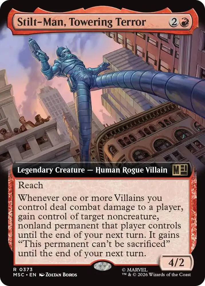 Stilt-Man, Towering Terror (Extended Art) (373) [Marvel Super Heroes Commander]