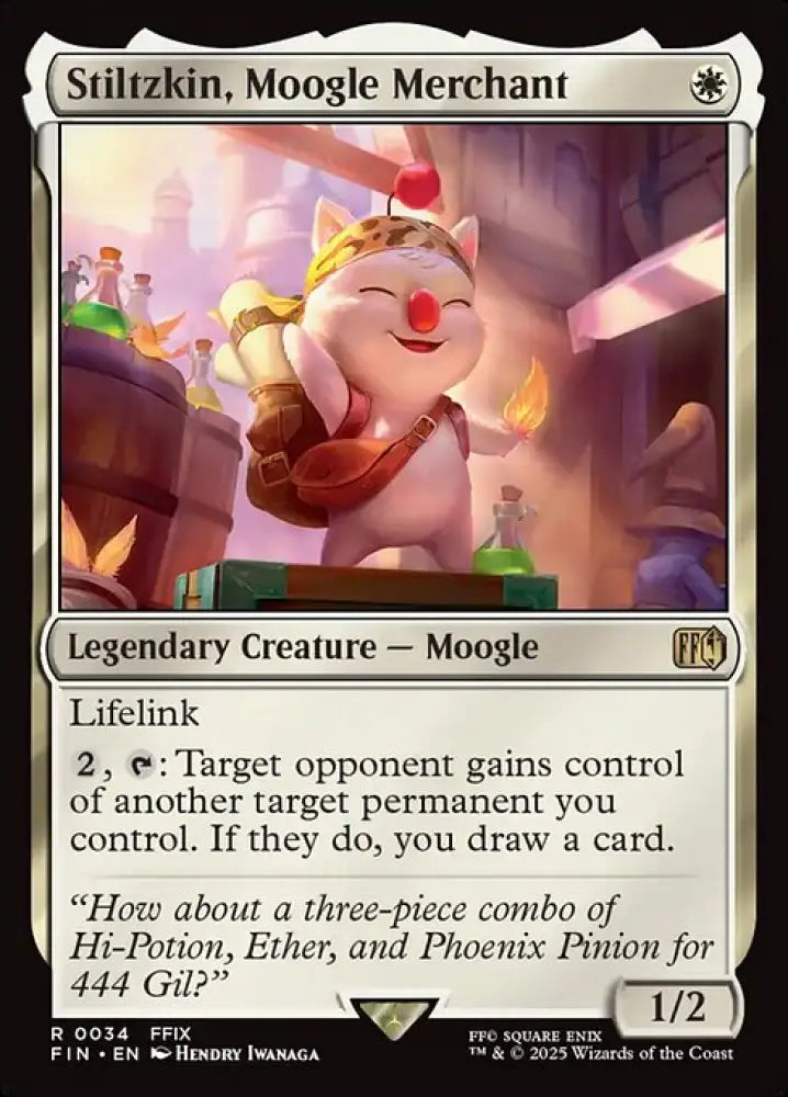 Stiltzkin, Moogle Merchant (34) [Final Fantasy]
