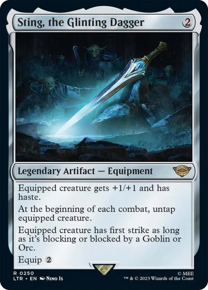 Sting the Glinting Dagger [The Lord of the Rings: Tales of Middle-Earth] - MTG Single