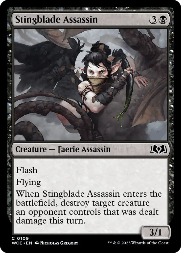 Stingblade Assassin [Wilds of Eldraine] - MTG Single
