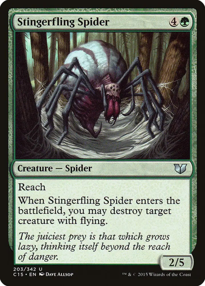 Stingerfling Spider [Commander 2015] - MTG Single
