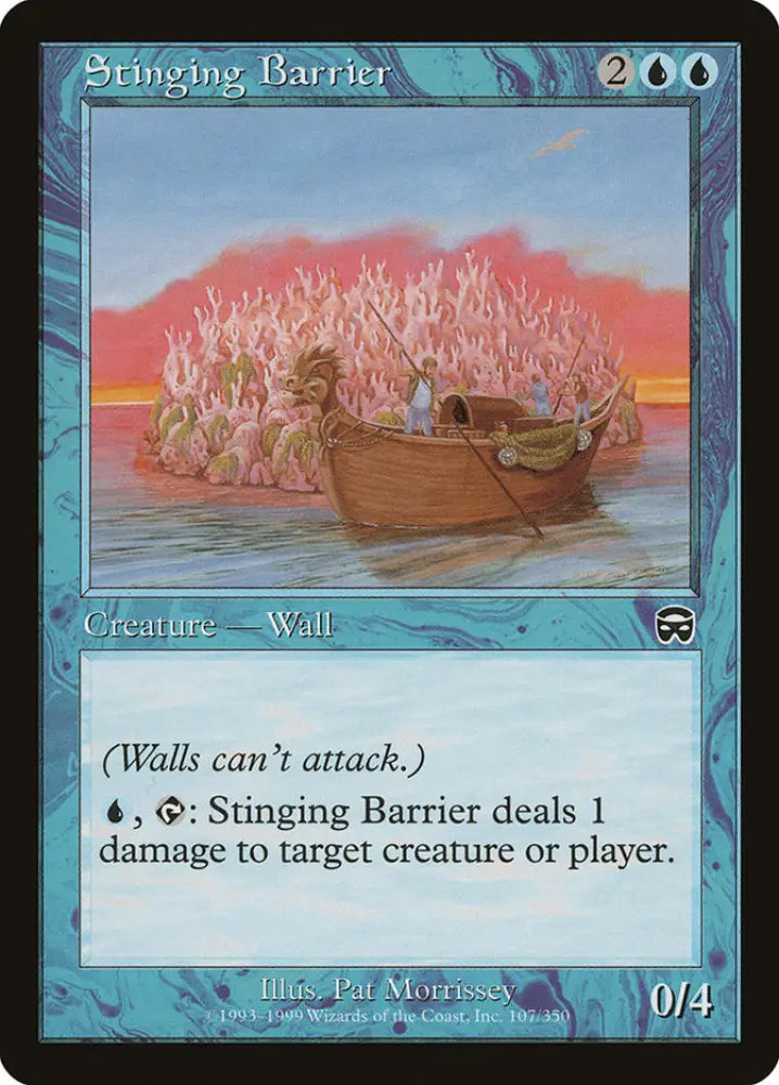 Stinging Barrier [Mercadian Masques] - MTG Single