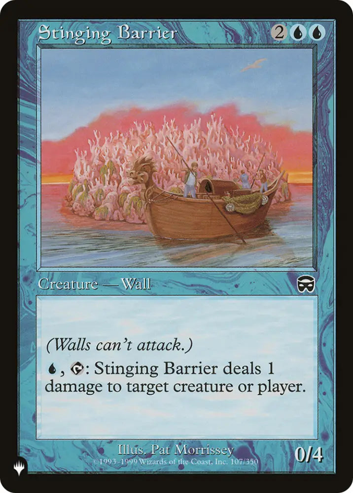 Stinging Barrier [The List] - MTG Single