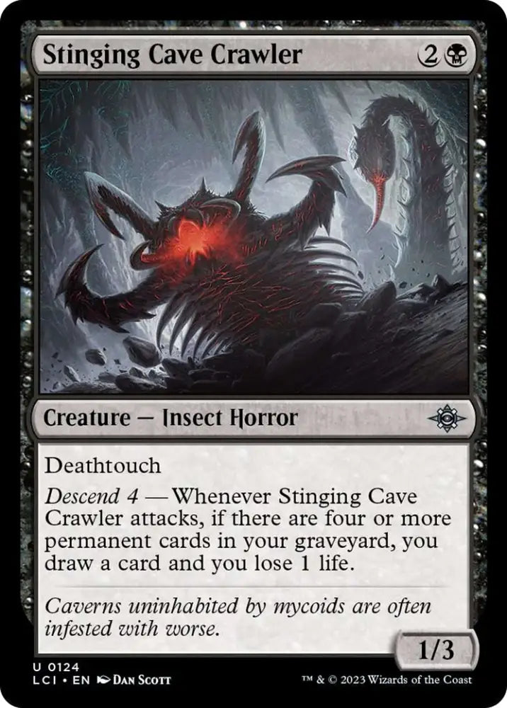 Stinging Cave Crawler [The Lost Caverns of Ixalan] - MTG Single
