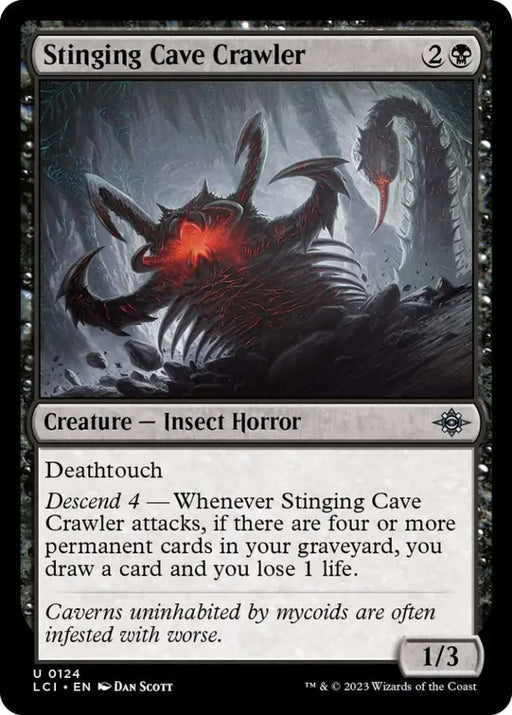 Stinging Cave Crawler [The Lost Caverns of Ixalan] - MTG Single