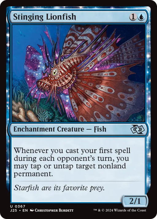 Stinging Lionfish [Foundations Jumpstart] - MTG Single