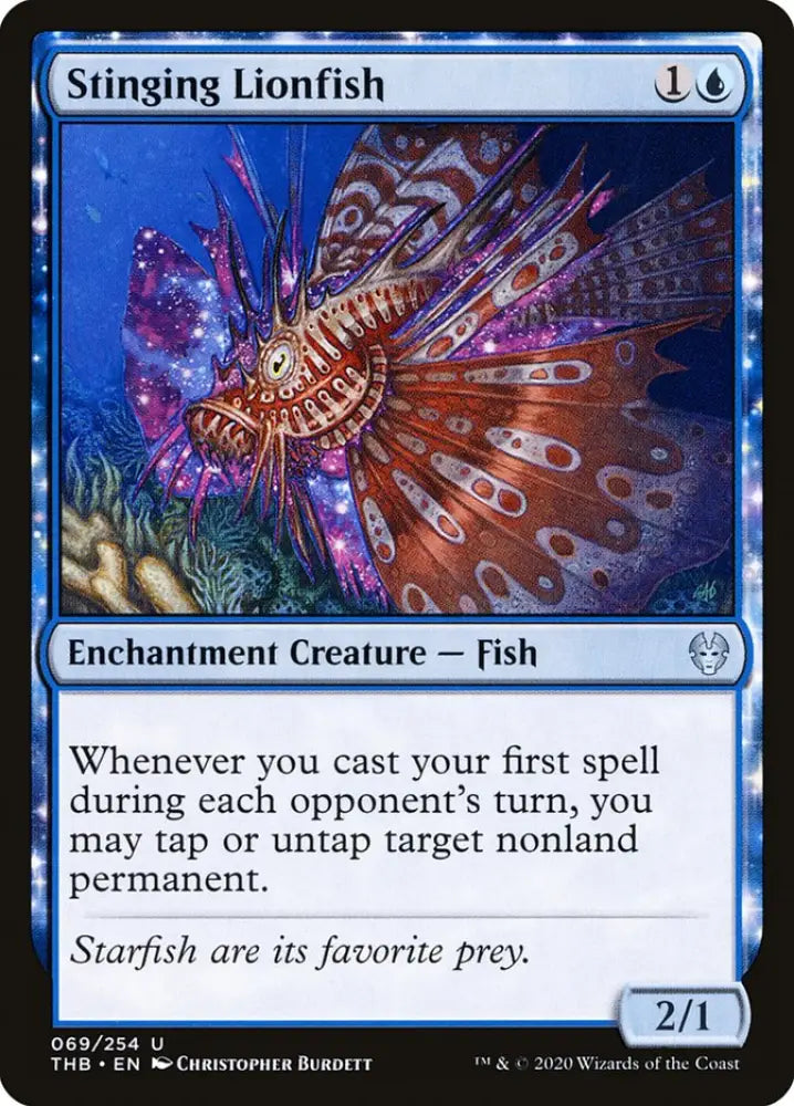 Stinging Lionfish [Theros Beyond Death] - MTG Single