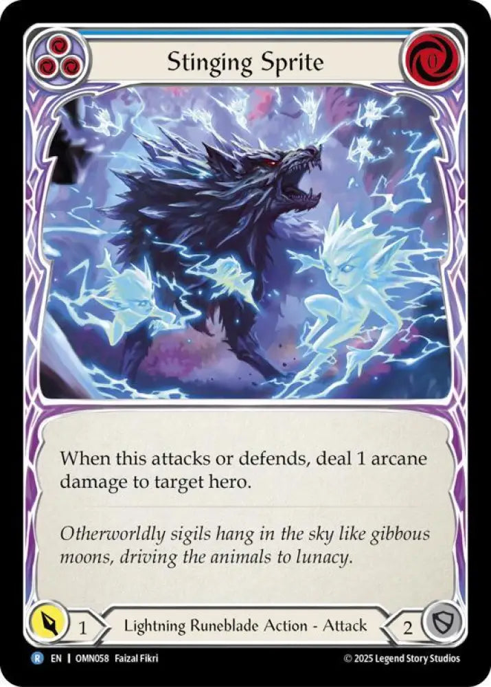 Stinging Sprite (Blue) (OMN058) [Omens of the Third Age]