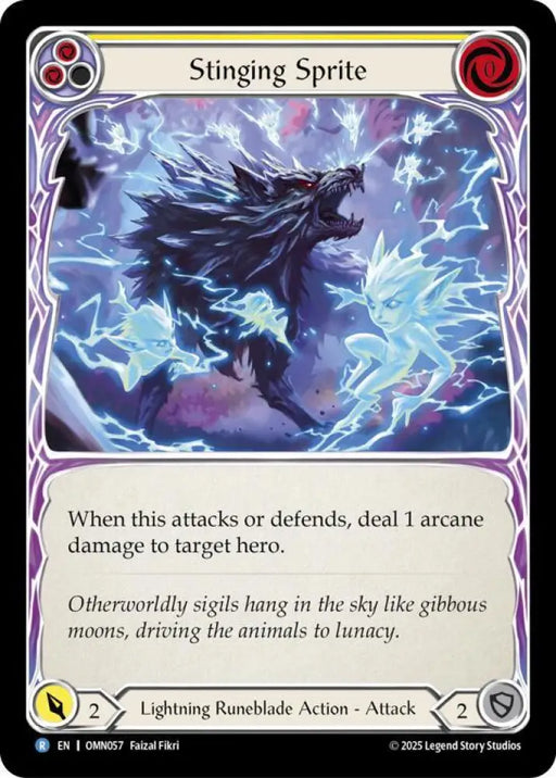 Stinging Sprite (Yellow) (OMN057) [Omens of the Third Age]