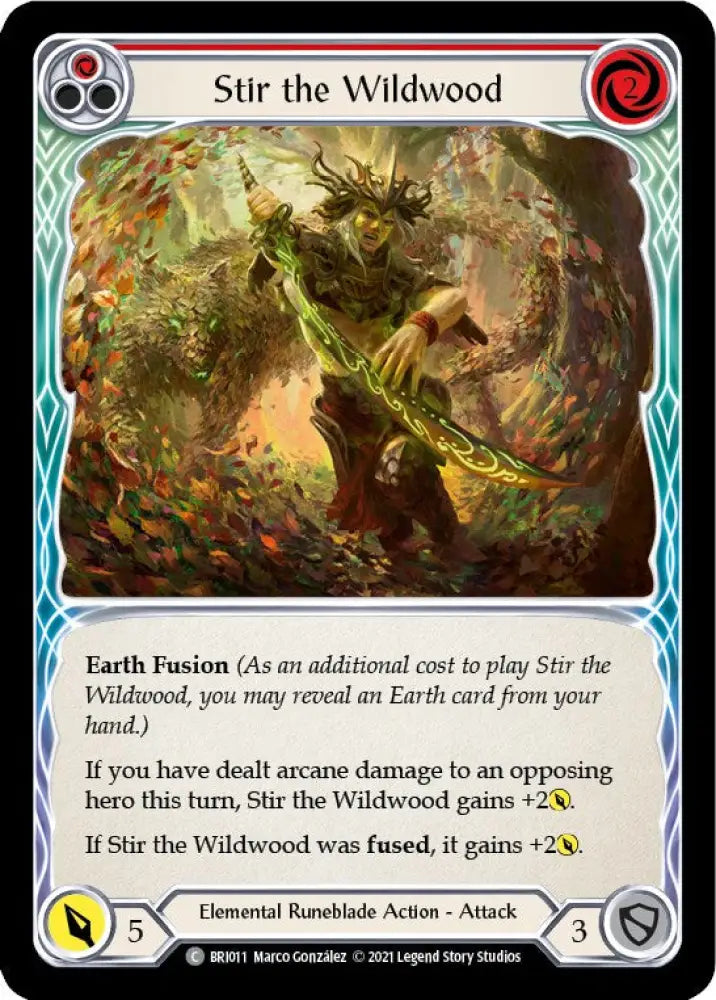 Stir the Wildwood (Red) [Tales of Aria Blitz Deck] 1st Edition Normal - Flesh And Blood Single