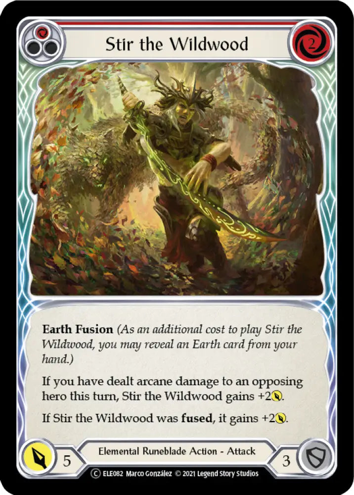 Stir the Wildwood (Red) [Tales of Aria Unlimited] Unlimited Normal - Flesh And Blood Single