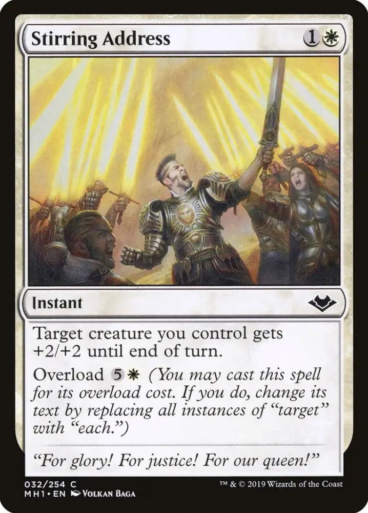 Stirring Address [Modern Horizons] - MTG Single