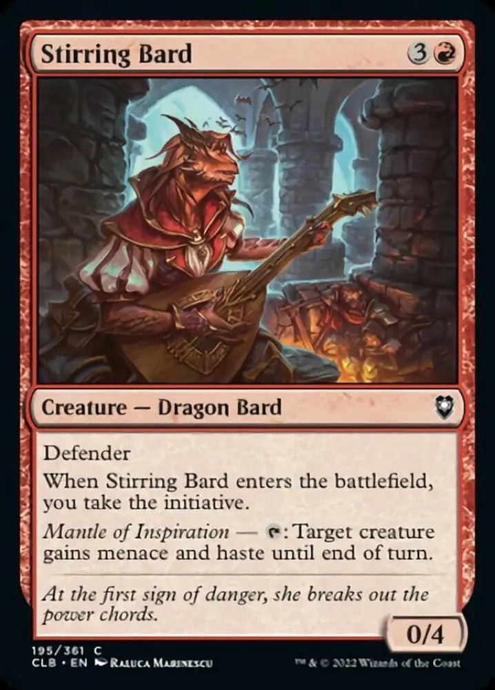 Stirring Bard [Commander Legends: Battle for Baldur’s Gate] - MTG Single