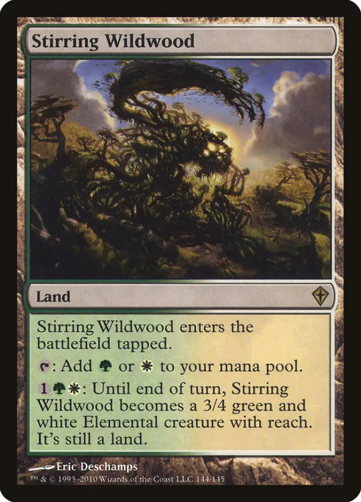 Stirring Wildwood [Worldwake] - MTG Single