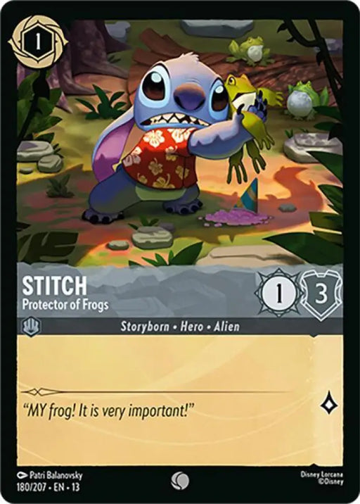 Stitch - Protector of Frogs (180/204) [Attack of the Vine!]