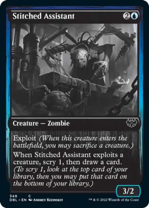 Stitched Assistant [Innistrad: Double Feature] - MTG Single