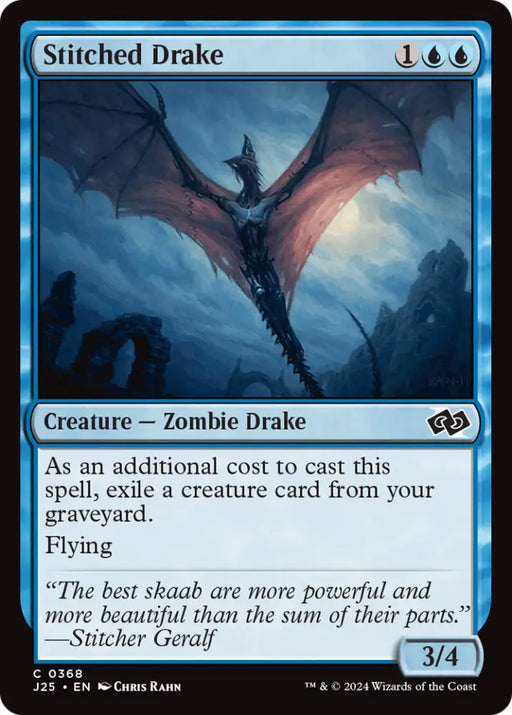 Stitched Drake [Foundations Jumpstart] - MTG Single