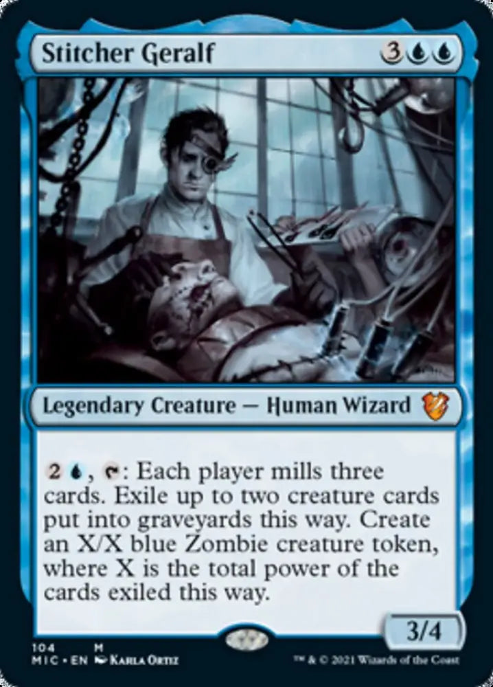 Stitcher Geralf [Innistrad: Midnight Hunt Commander] - MTG Single
