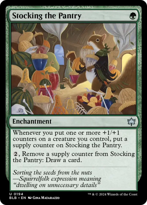 Stocking the Pantry [Bloomburrow] - MTG Single