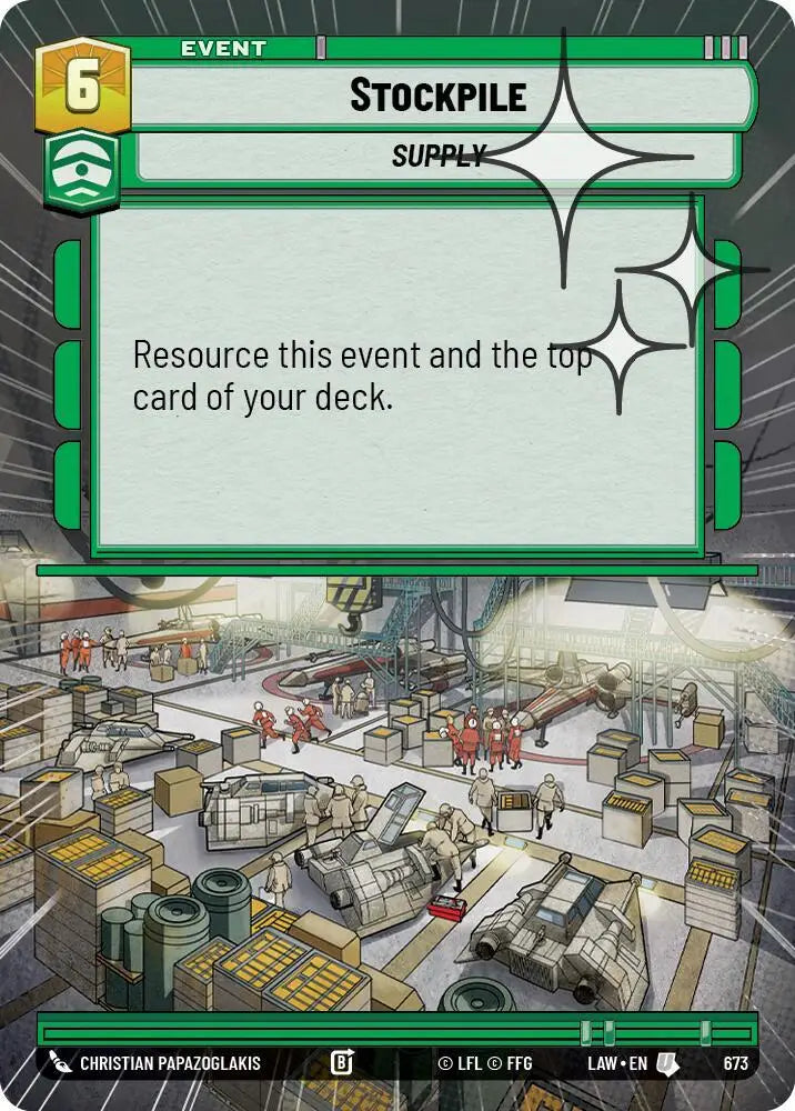 Stockpile (Hyperspace Foil) (673) [A Lawless Time]