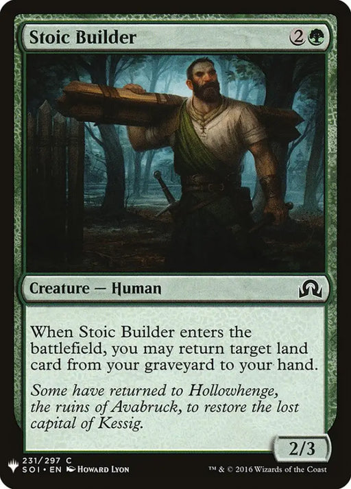 Stoic Builder [Mystery Booster] - MTG Single