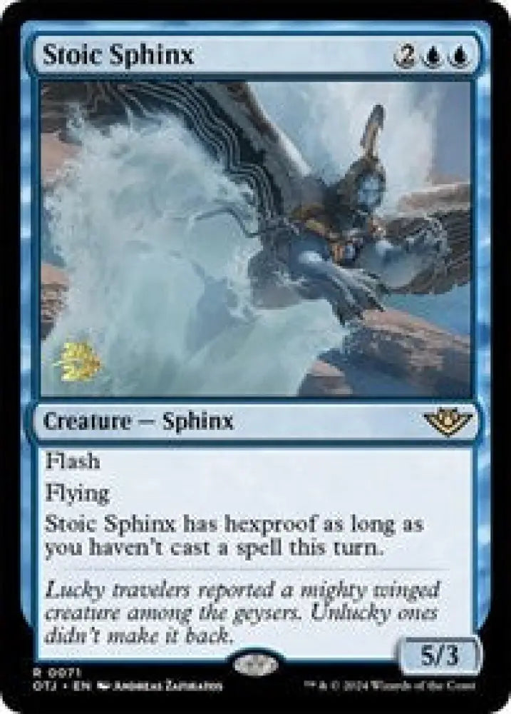 Stoic Sphinx (71) [Prerelease Cards]