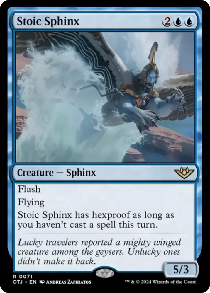 Stoic Sphinx [Outlaws of Thunder Junction] - MTG Single