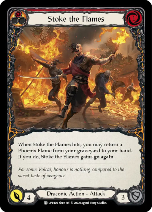 Stoke the Flames [Uprising] - Flesh And Blood Single
