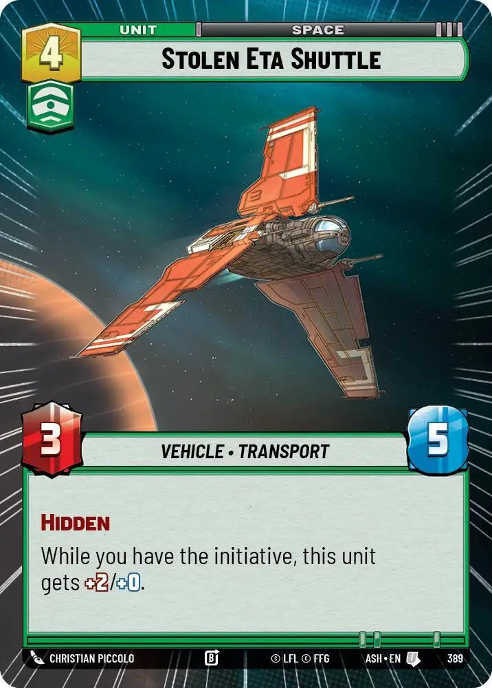 Stolen Eta Shuttle (Hyperspace) (389) [Ashes of the Empire]