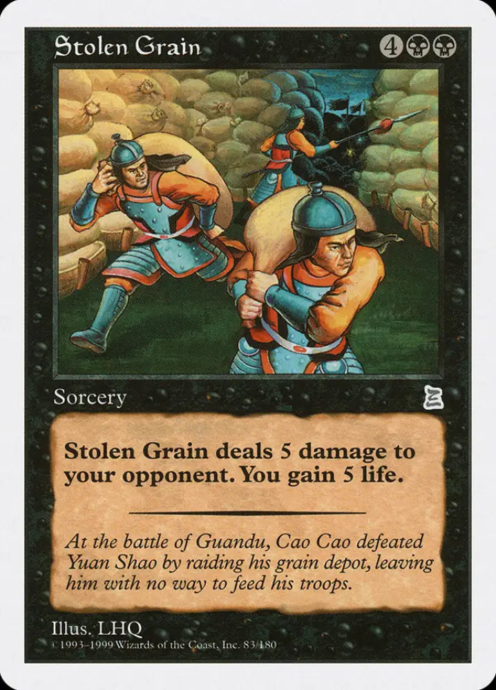 Stolen Grain [Portal Three Kingdoms] - MTG Single