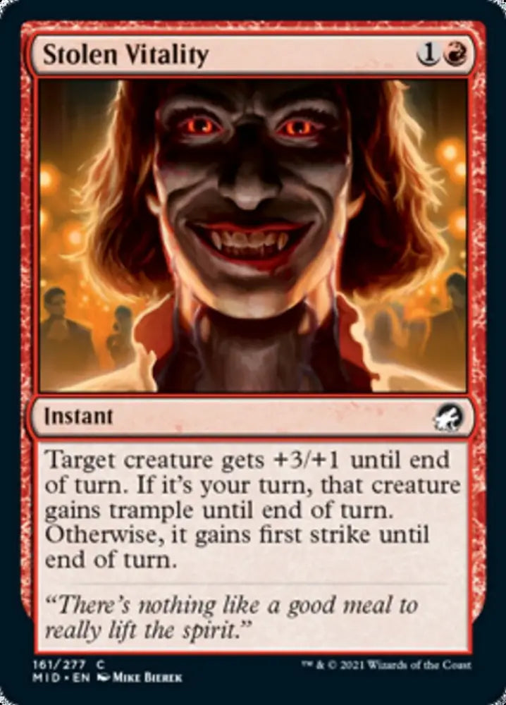 Stolen Vitality [Innistrad: Midnight Hunt] - MTG Single