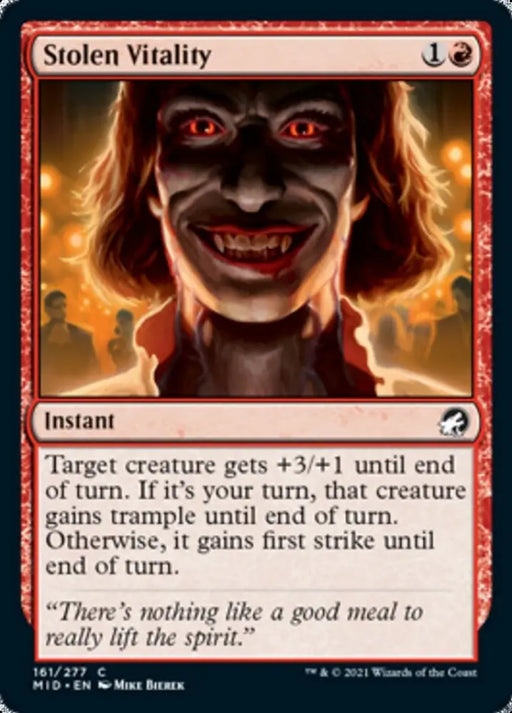 Stolen Vitality [Innistrad: Midnight Hunt] - MTG Single