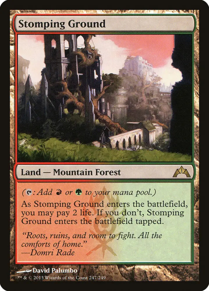 Stomping Ground [Gatecrash] - MTG Single