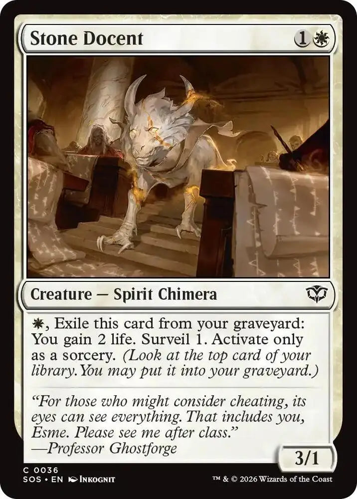 Stone Docent (36) [Secrets of Strixhaven]
