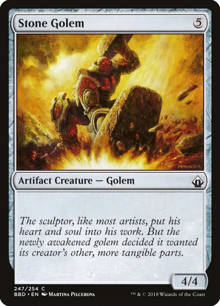 Stone Golem [Battlebond] - MTG Single
