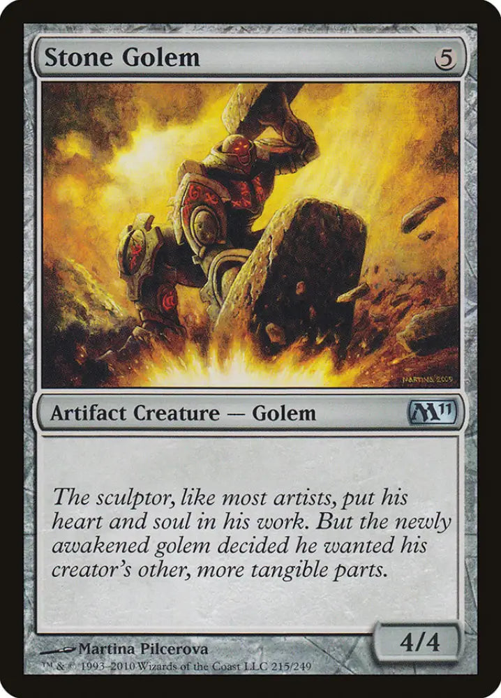 Stone Golem [Magic 2011] - MTG Single