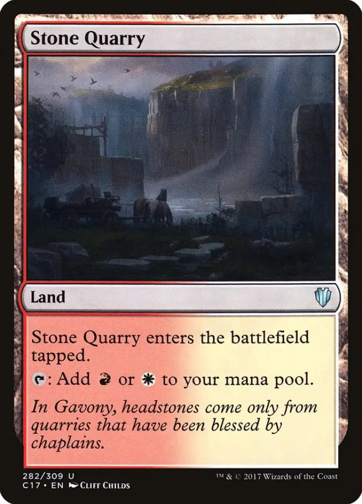 Stone Quarry [Commander 2017] - MTG Single