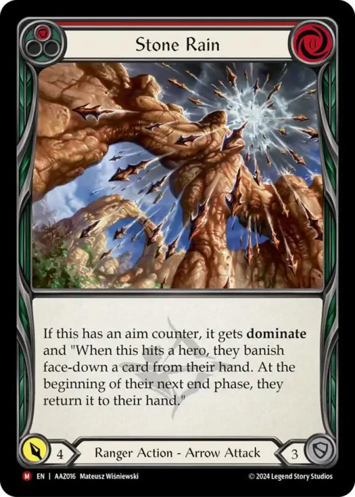 Stone Rain [AAZ016] (Armory Deck: Azalea) - Flesh And Blood Single