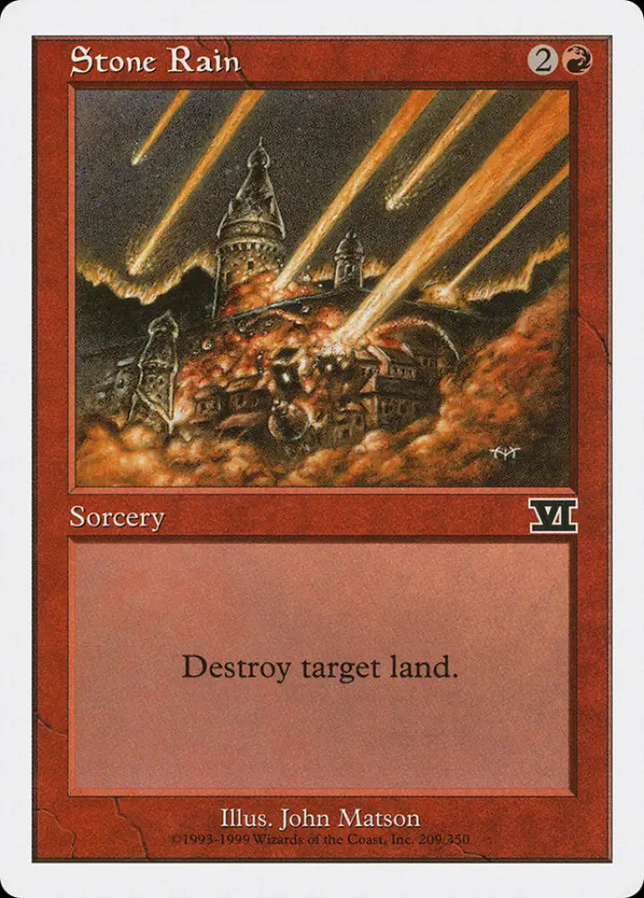 Stone Rain [Classic Sixth Edition] - MTG Single