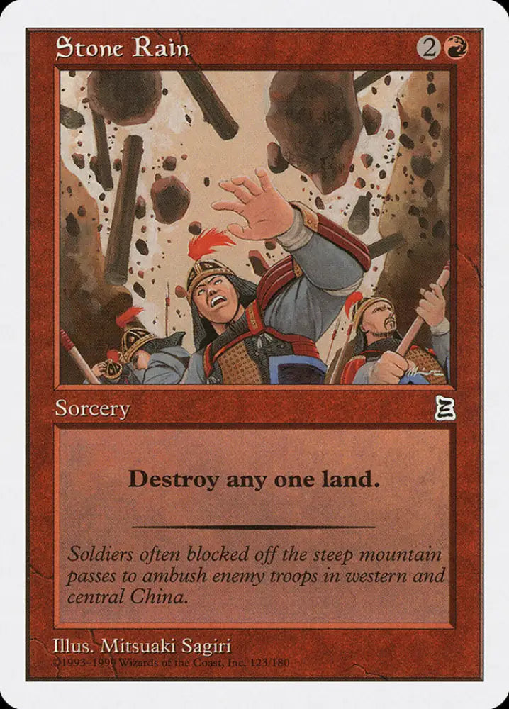Stone Rain [Portal Three Kingdoms] - MTG Single