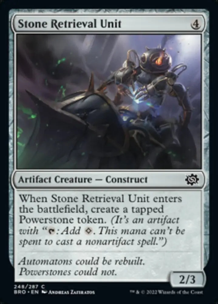 Stone Retrieval Unit [The Brothers’ War] - MTG Single