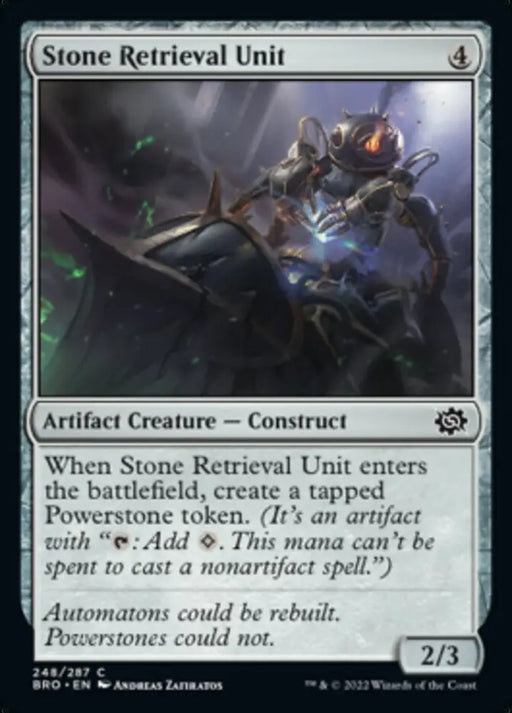 Stone Retrieval Unit [The Brothers’ War] - MTG Single