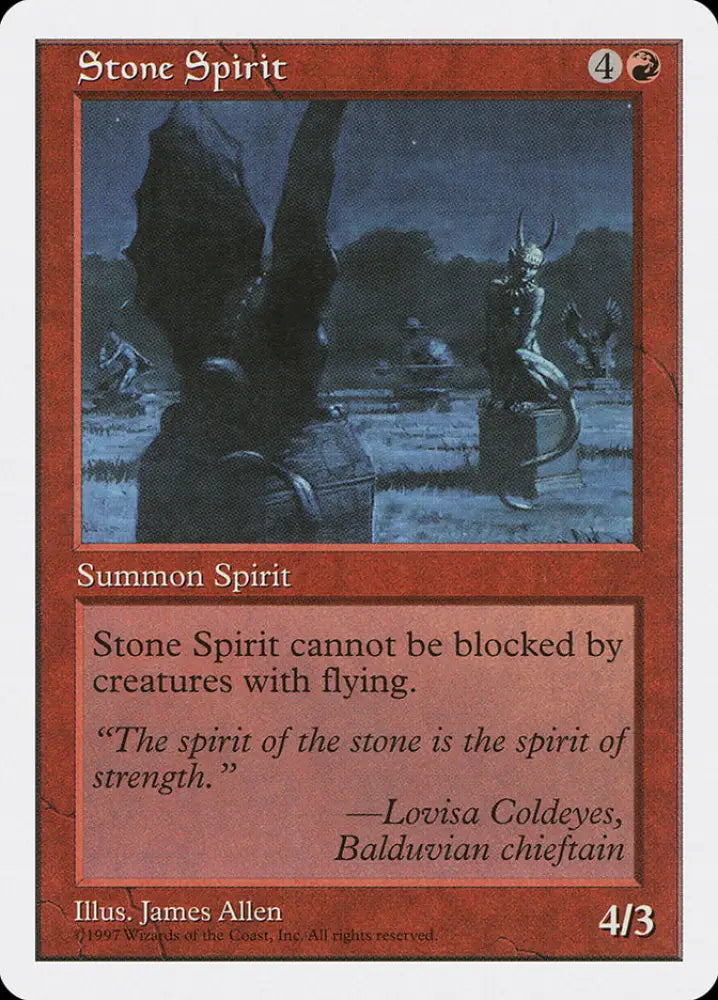Stone Spirit [Fifth Edition] - MTG Single