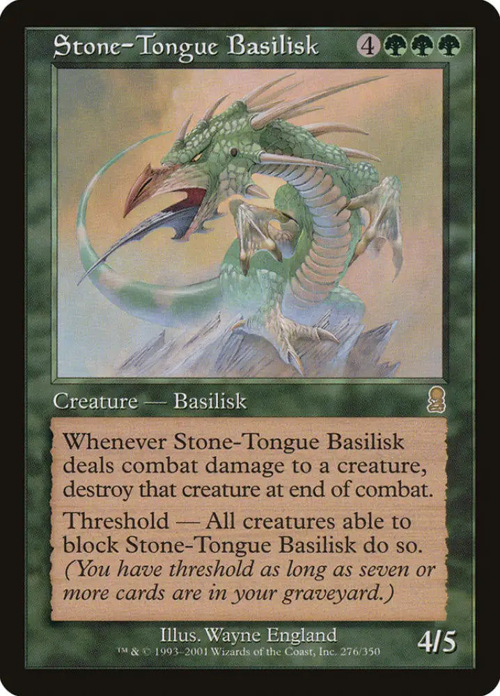 Stone-Tongue Basilisk [Odyssey] - MTG Single
