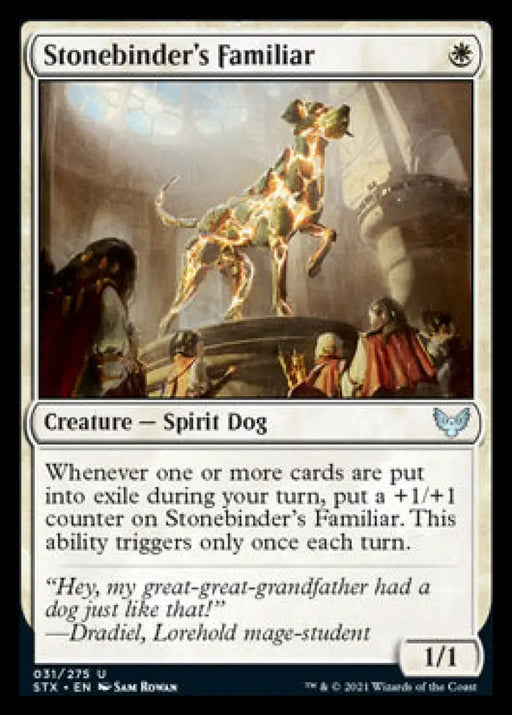 Stonebinder’s Familiar [Strixhaven: School of Mages] - MTG Single
