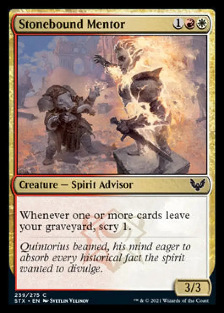 Stonebound Mentor [Strixhaven: School of Mages] - MTG Single