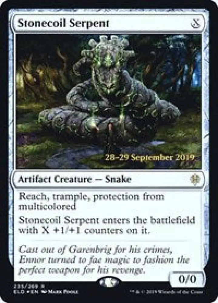 Stonecoil Serpent (235) [Prerelease Cards]